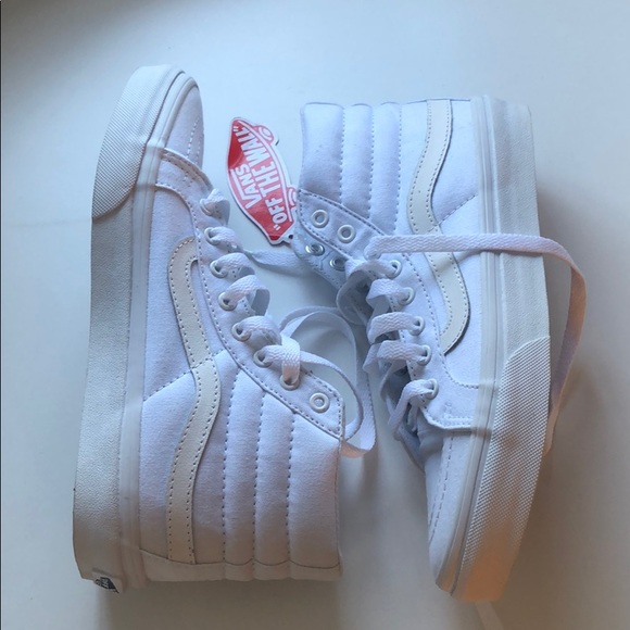 Vans Shoes - NWT Vans | White High-Top Vans W/ Tags - Brand New